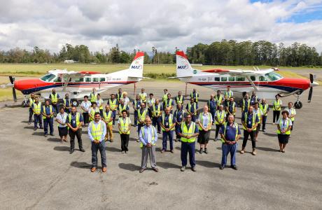 Ground Operations team in PNG