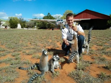 Lemurs and aircraft in Madagascar
